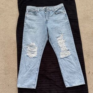 Levi's Light Blue Straight Leg Jeans